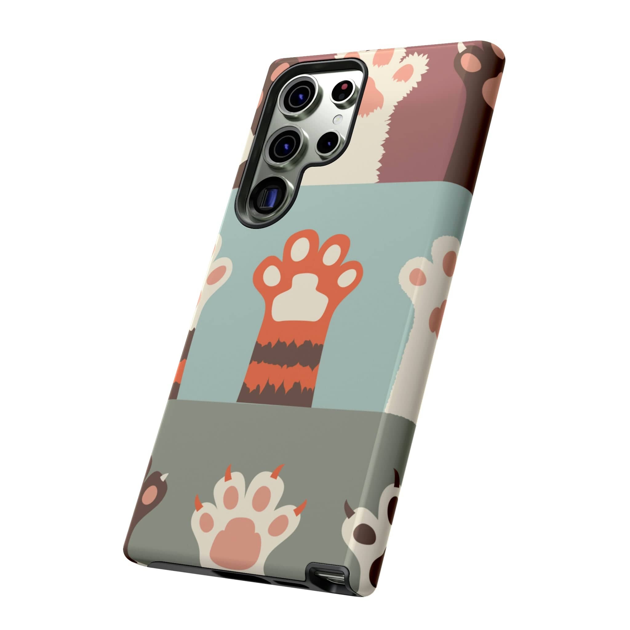 CASEBOB Phone Case Vintage Cat Paw Android Case (Protective)