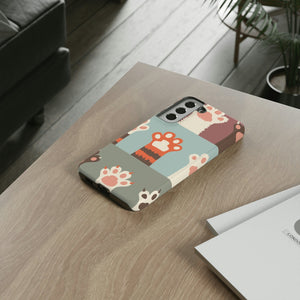 CASEBOB Phone Case Vintage Cat Paw Android Case (Protective)