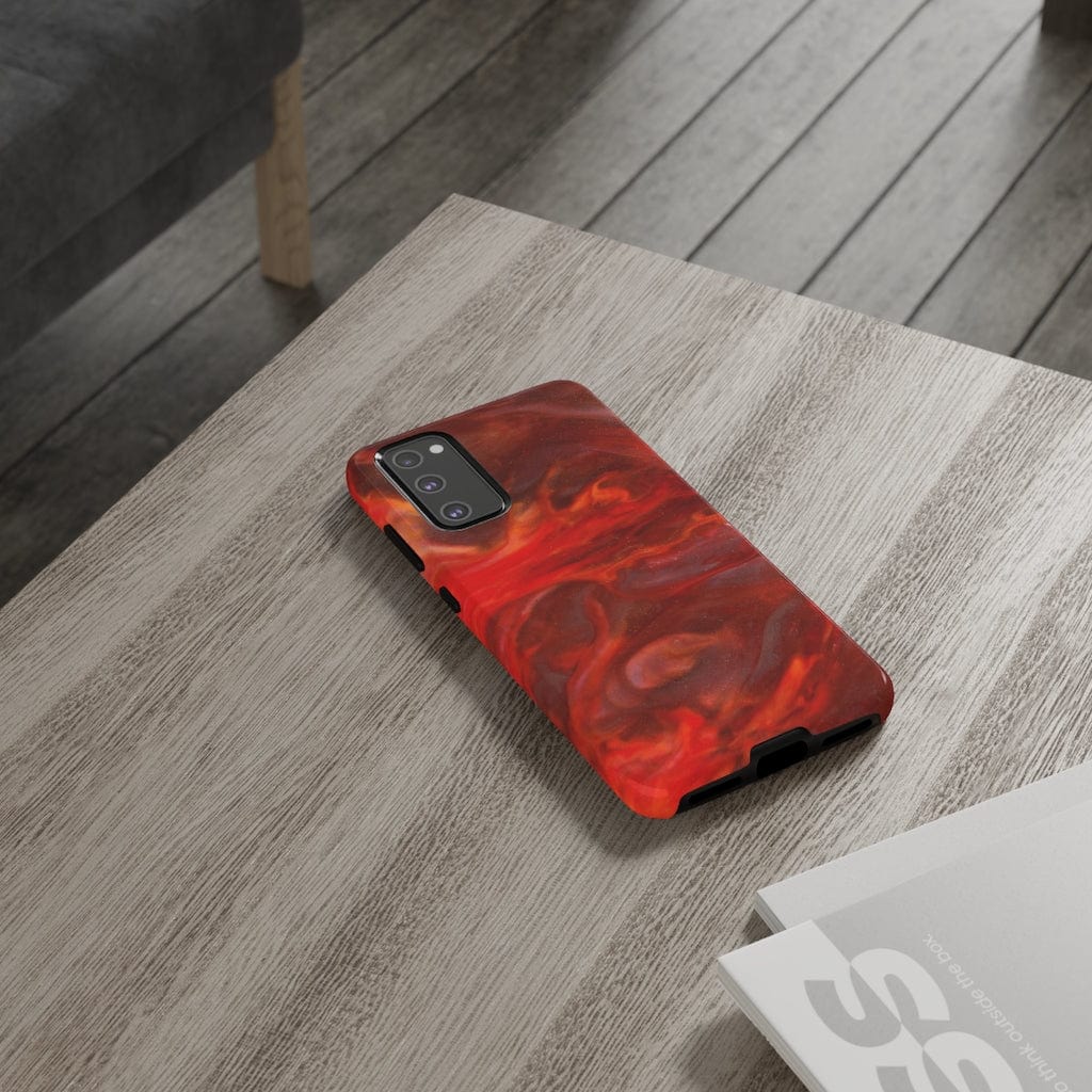 CASEBOB Phone Case Warm Flames Ink Art Android Case (Protective)