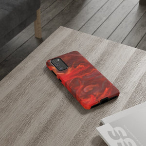 CASEBOB Phone Case Warm Flames Ink Art Android Case (Protective)