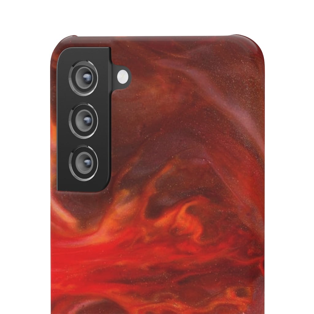 CASEBOB Phone Case Warm Flames Ink Art Android Case (Slim)