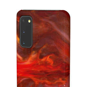 CASEBOB Phone Case Warm Flames Ink Art Android Case (Slim)