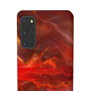 CASEBOB Phone Case Warm Flames Ink Art Android Case (Slim)