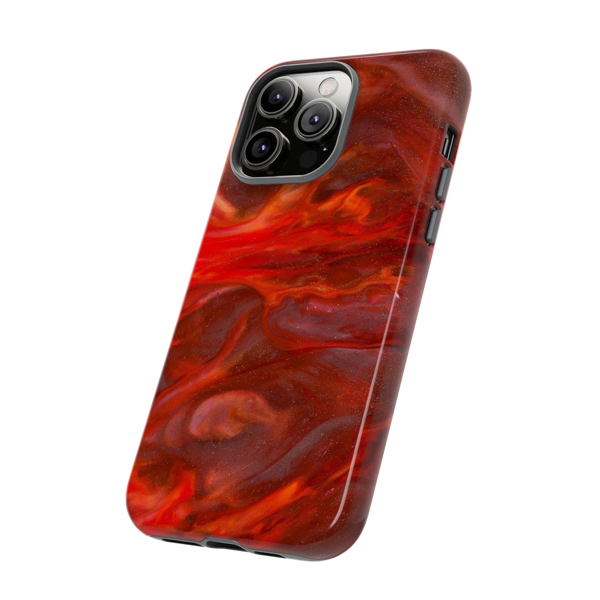 CASEBOB Phone Case Warm Flames Ink Art iPhone Case (Protective)