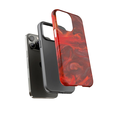 CASEBOB Phone Case Warm Flames Ink Art iPhone Case (Protective)