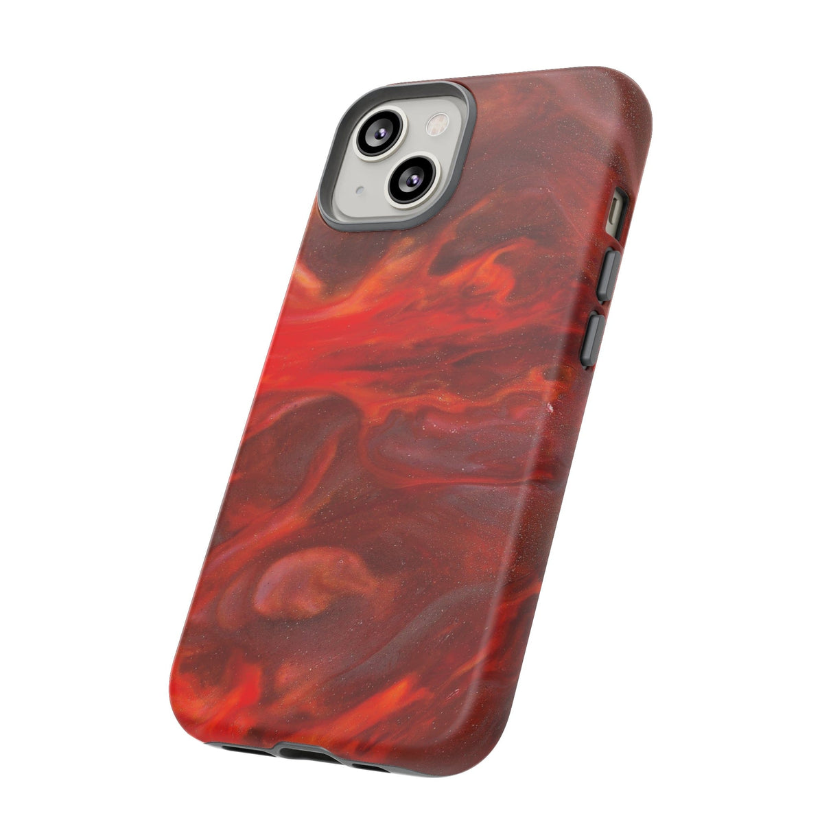 CASEBOB Phone Case Warm Flames Ink Art iPhone Case (Protective)