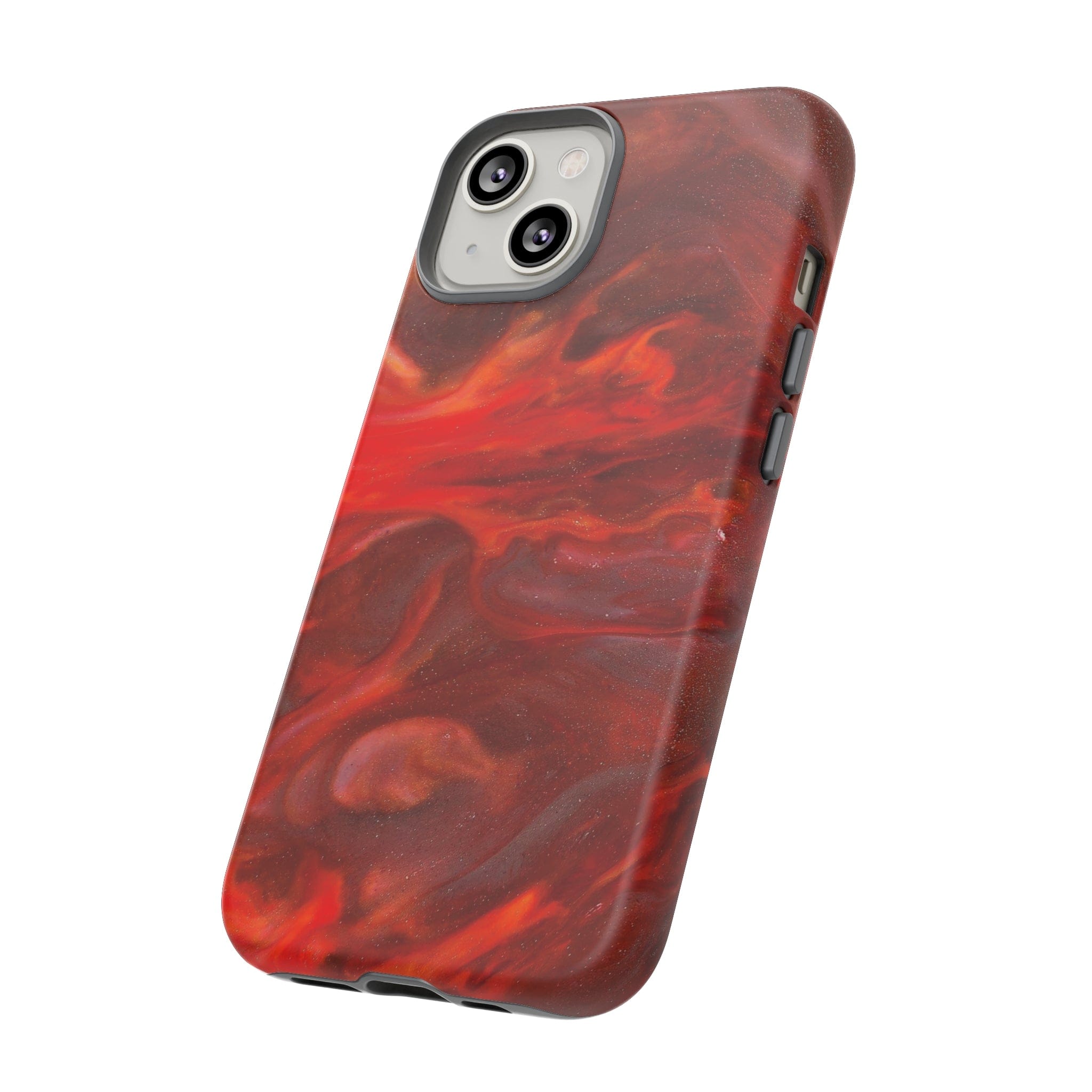 CASEBOB Phone Case Warm Flames Ink Art iPhone Case (Protective)