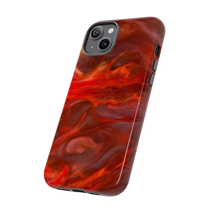 CASEBOB Phone Case Warm Flames Ink Art iPhone Case (Protective)