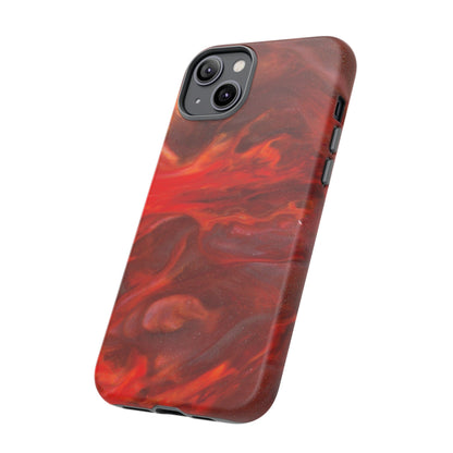 CASEBOB Phone Case Warm Flames Ink Art iPhone Case (Protective)