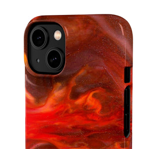 CASEBOB Phone Case Warm Flames Ink Art iPhone Case (Slim)