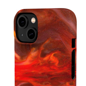 CASEBOB Phone Case Warm Flames Ink Art iPhone Case (Slim)