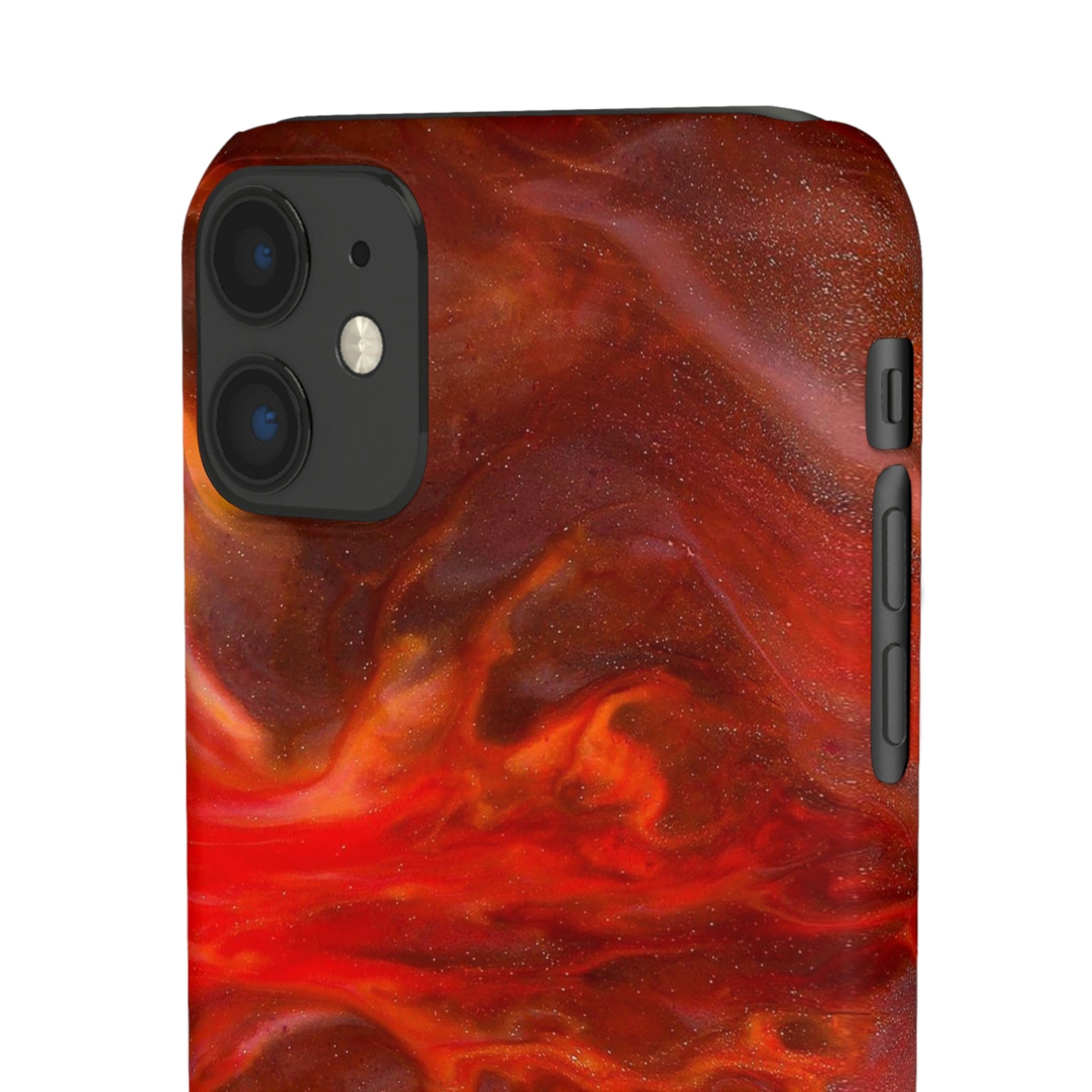 CASEBOB Phone Case Warm Flames Ink Art iPhone Case (Slim)