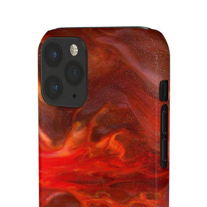 CASEBOB Phone Case Warm Flames Ink Art iPhone Case (Slim)