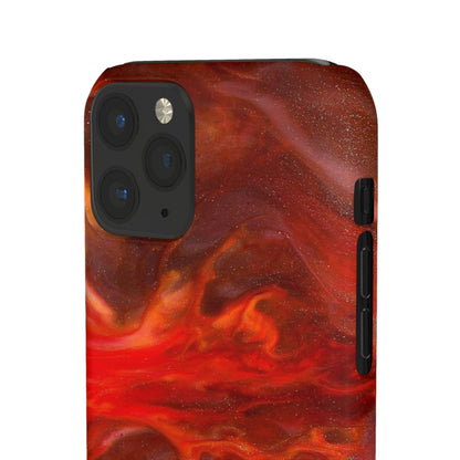 CASEBOB Phone Case Warm Flames Ink Art iPhone Case (Slim)