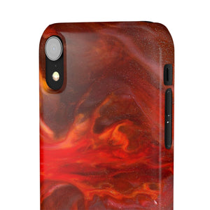 CASEBOB Phone Case Warm Flames Ink Art iPhone Case (Slim)