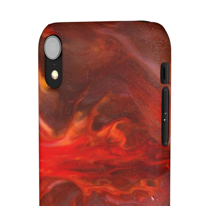 CASEBOB Phone Case Warm Flames Ink Art iPhone Case (Slim)