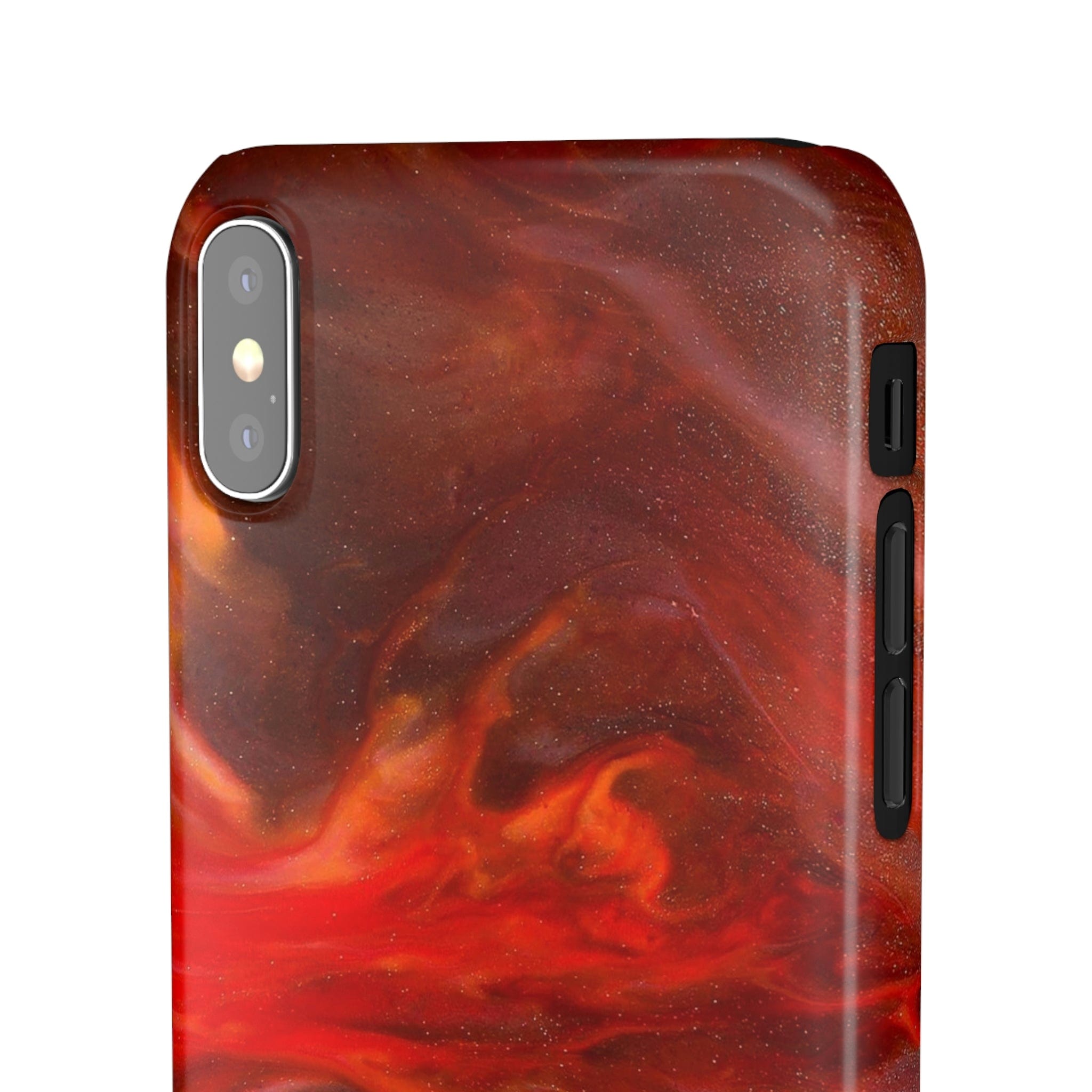 CASEBOB Phone Case Warm Flames Ink Art iPhone Case (Slim)