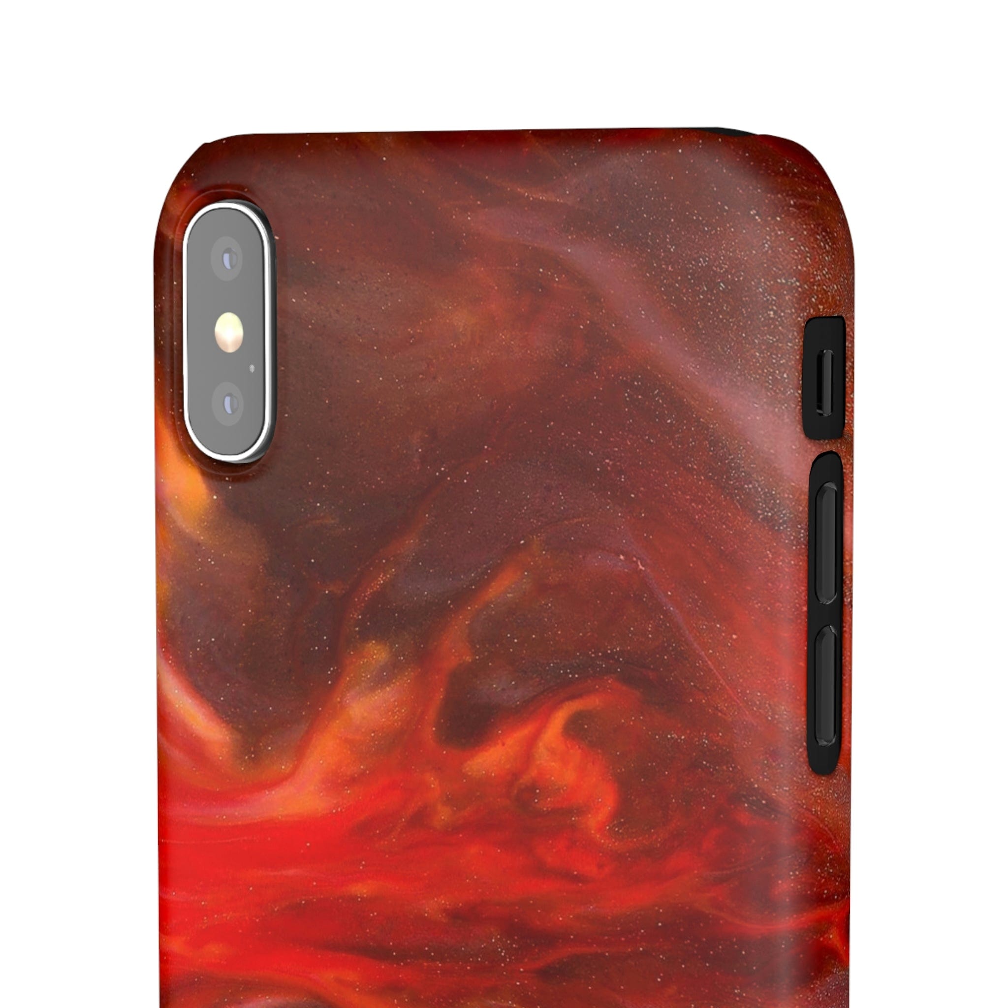 CASEBOB Phone Case Warm Flames Ink Art iPhone Case (Slim)