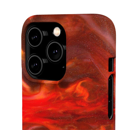 CASEBOB Phone Case Warm Flames Ink Art iPhone Case (Slim)