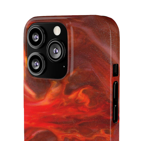 CASEBOB Phone Case Warm Flames Ink Art iPhone Case (Slim)