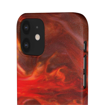 CASEBOB Phone Case Warm Flames Ink Art iPhone Case (Slim)