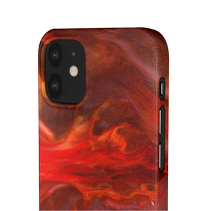 CASEBOB Phone Case Warm Flames Ink Art iPhone Case (Slim)