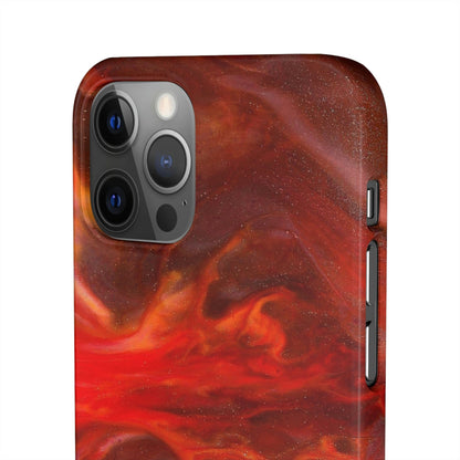 CASEBOB Phone Case Warm Flames Ink Art iPhone Case (Slim)