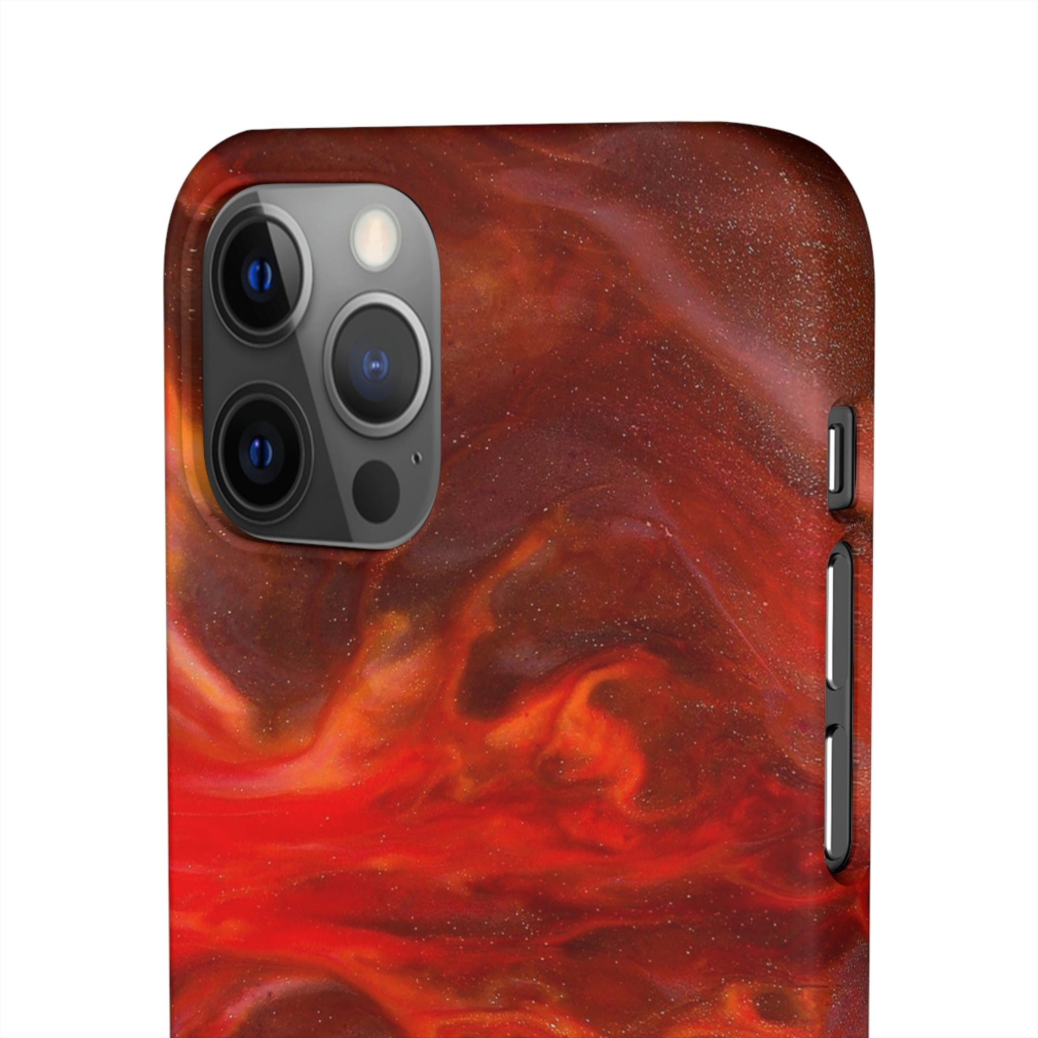 CASEBOB Phone Case Warm Flames Ink Art iPhone Case (Slim)