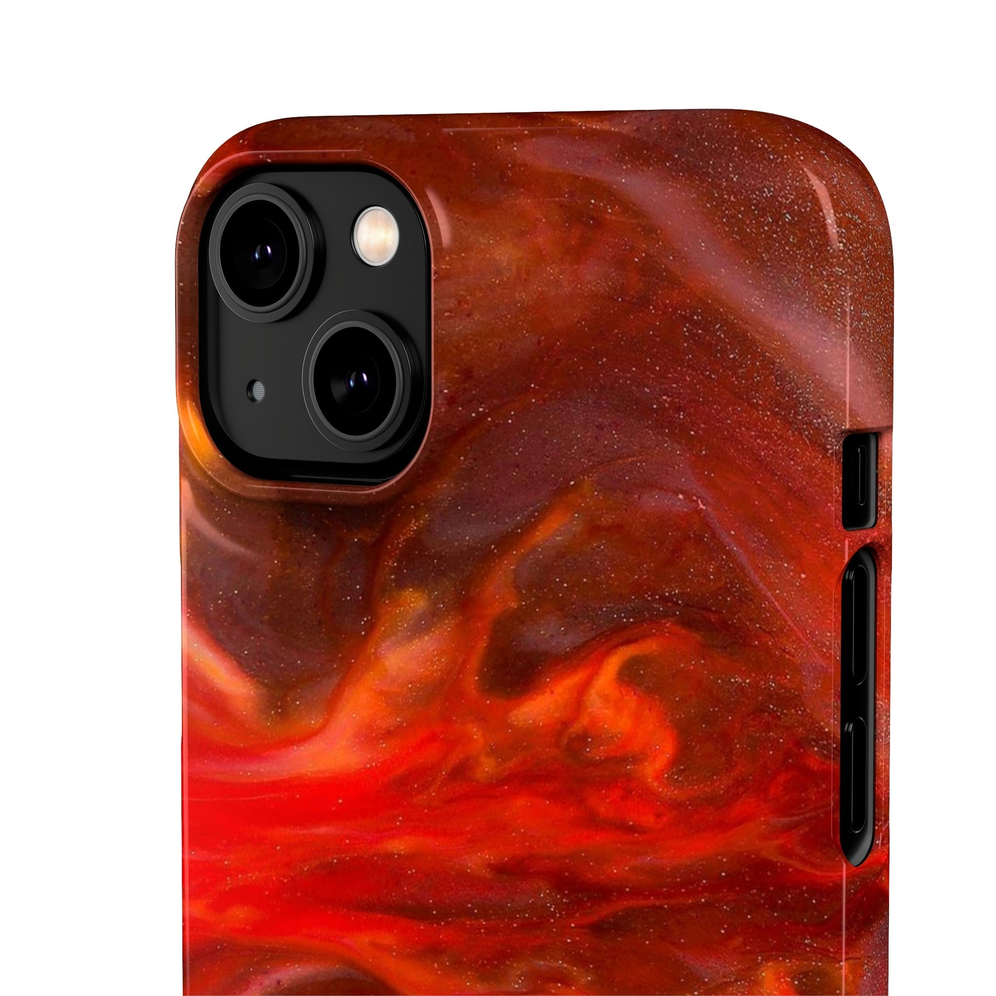 CASEBOB Phone Case Warm Flames Ink Art iPhone Case (Slim)