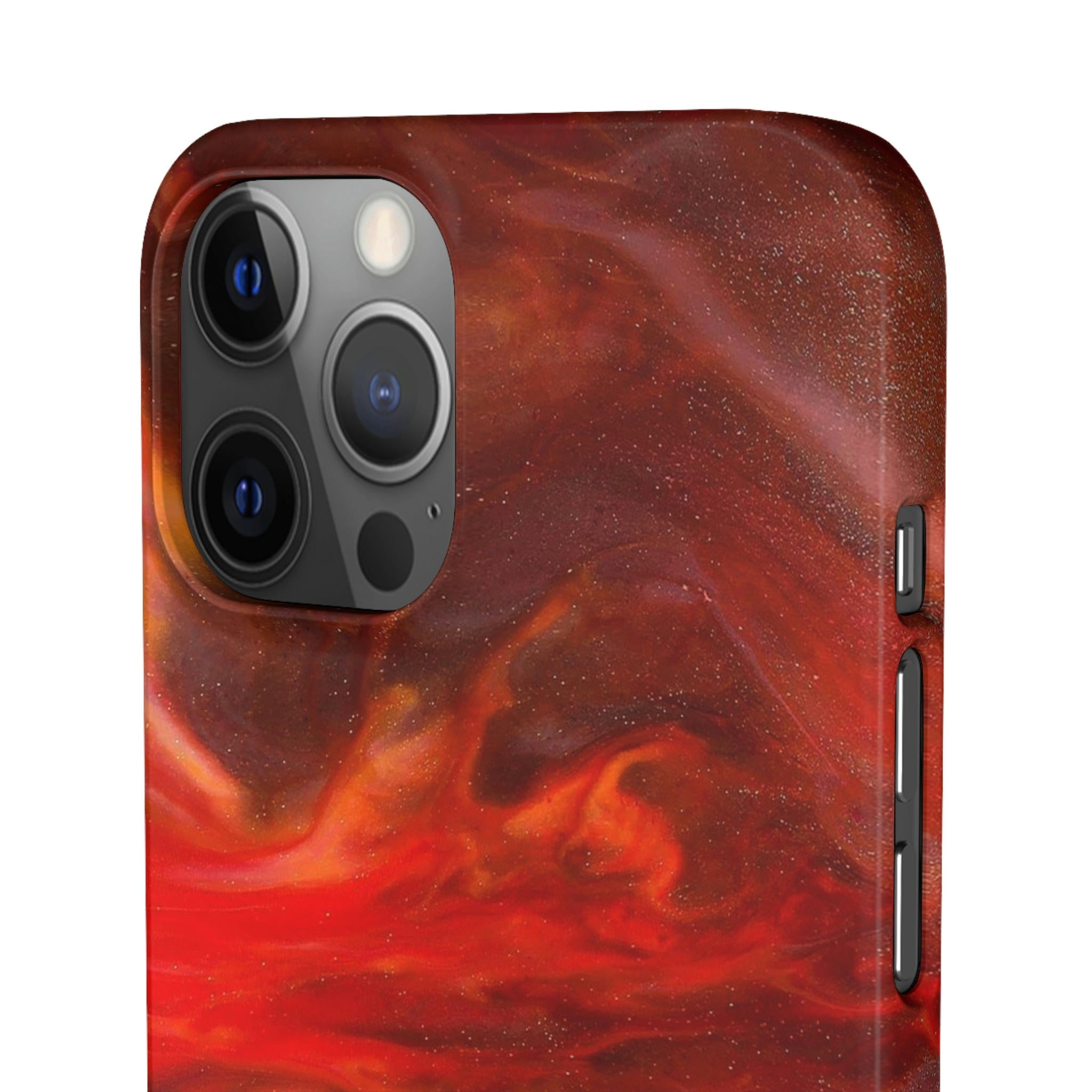 CASEBOB Phone Case Warm Flames Ink Art iPhone Case (Slim)