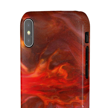 CASEBOB Phone Case Warm Flames Ink Art iPhone Case (Slim)