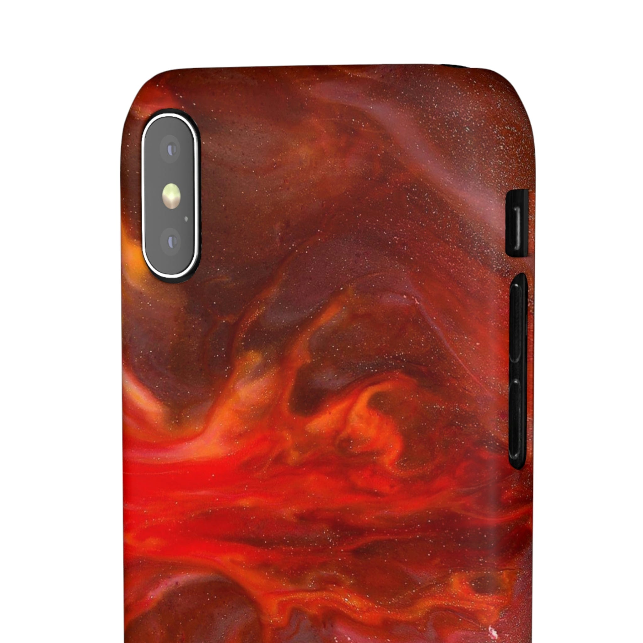 CASEBOB Phone Case Warm Flames Ink Art iPhone Case (Slim)