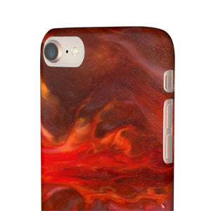 CASEBOB Phone Case Warm Flames Ink Art iPhone Case (Slim)