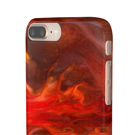 CASEBOB Phone Case Warm Flames Ink Art iPhone Case (Slim)