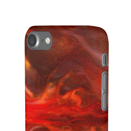 CASEBOB Phone Case Warm Flames Ink Art iPhone Case (Slim)