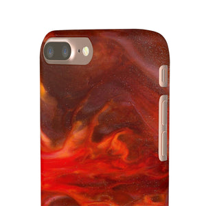 CASEBOB Phone Case Warm Flames Ink Art iPhone Case (Slim)