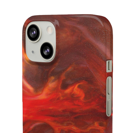 CASEBOB Phone Case Warm Flames Ink Art iPhone Case (Slim)