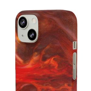 CASEBOB Phone Case Warm Flames Ink Art iPhone Case (Slim)