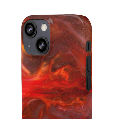 CASEBOB Phone Case Warm Flames Ink Art iPhone Case (Slim)