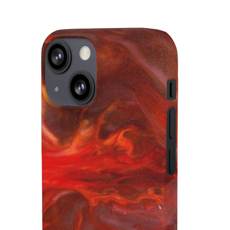 CASEBOB Phone Case Warm Flames Ink Art iPhone Case (Slim)