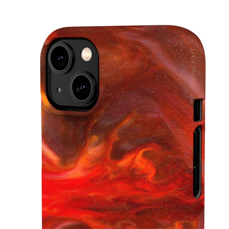 CASEBOB Phone Case Warm Flames Ink Art iPhone Case (Slim)