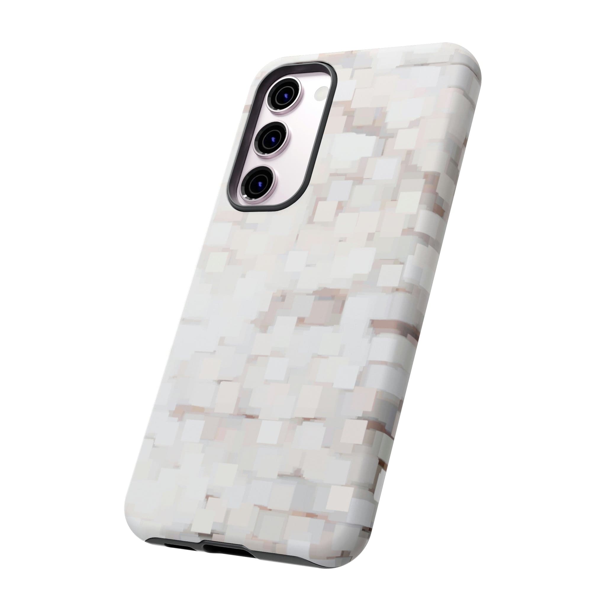 CASEBOB Phone Case White Abstract Background Android Case (Protective)