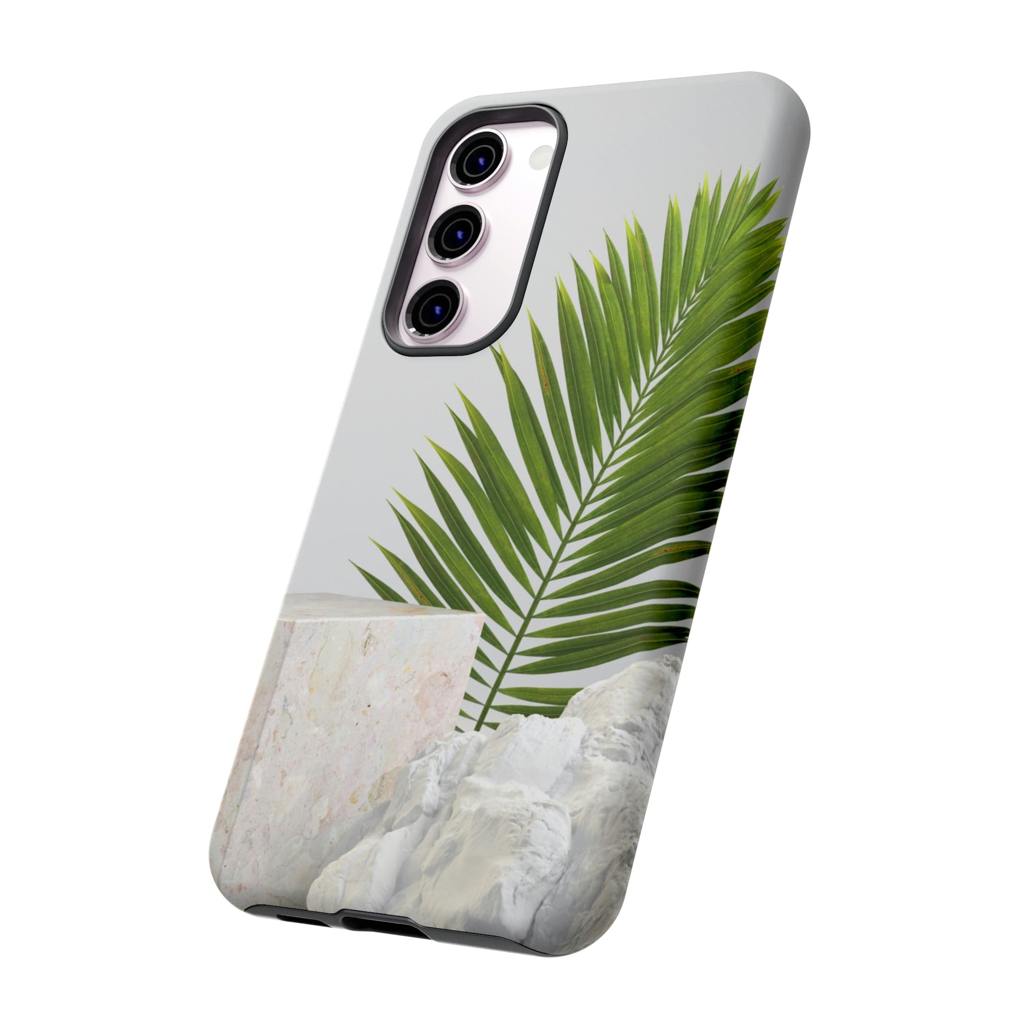 CASEBOB Phone Case White Marble Android Case (Protective)