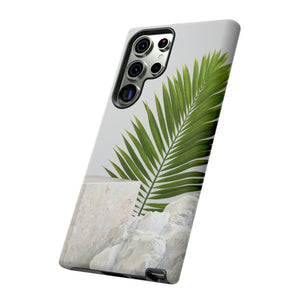 CASEBOB Phone Case White Marble Android Case (Protective)