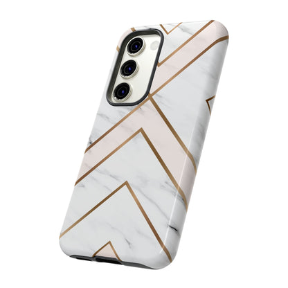 CASEBOB Phone Case White Marble Android Case (Protective)