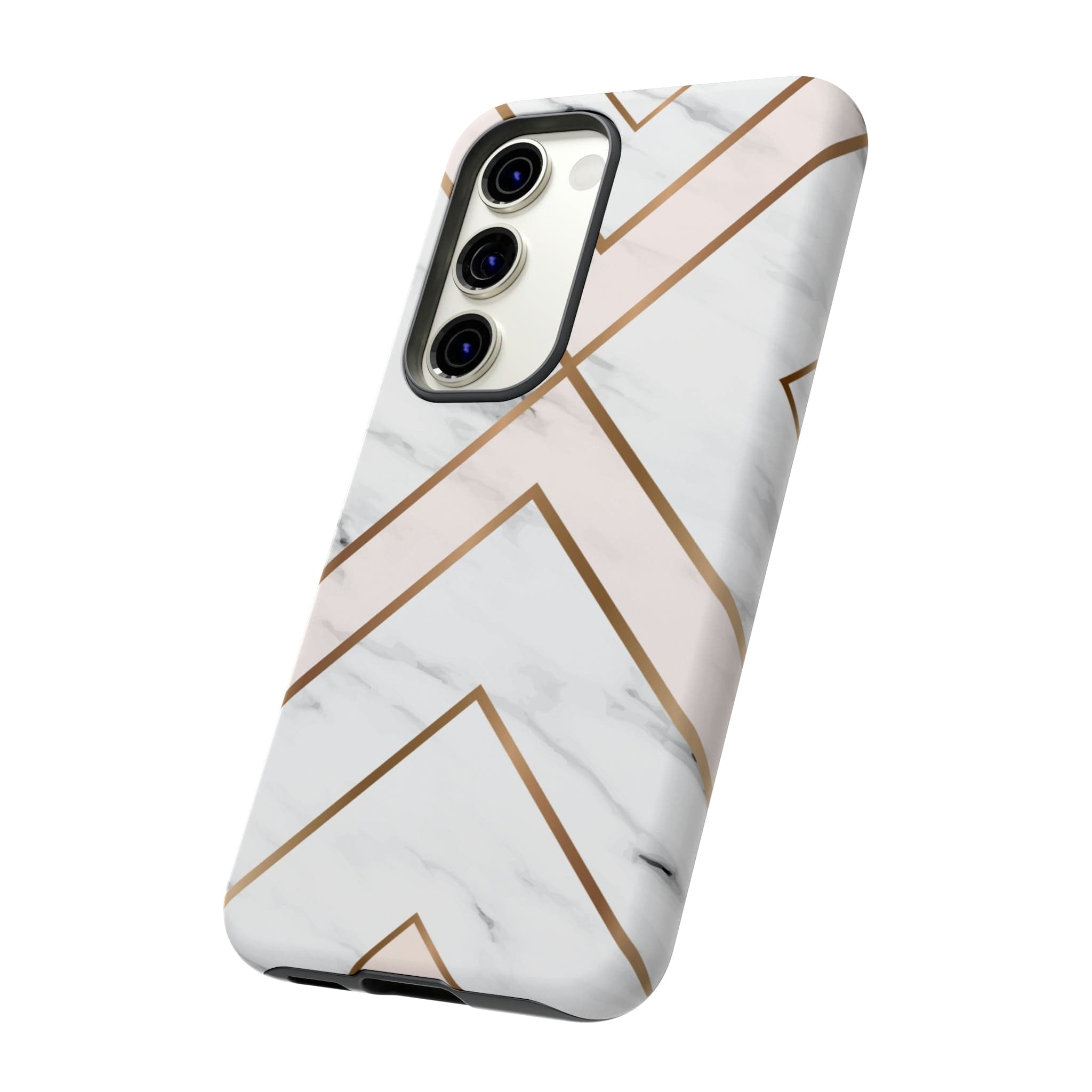 CASEBOB Phone Case White Marble Android Case (Protective)