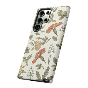 CASEBOB Phone Case White Vintage Flower Samsung Case (Protective)