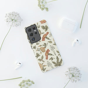 CASEBOB Phone Case White Vintage Flower Samsung Case (Protective)