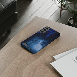 CASEBOB Phone Case Winter Blue Ink Art Android Case (Card)