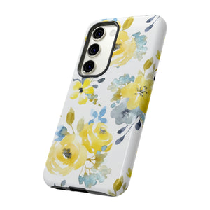 CASEBOB Phone Case Yellow Floral Android Case (Protective)